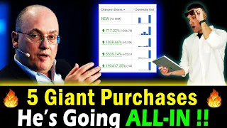 Legendary Investor Steven Cohen just went HAM on 5 Giant Stock Purchases!!