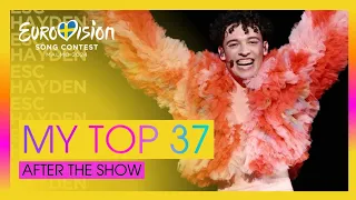 My Top 37 (After the Show) - Eurovision 2024