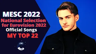 MESC 2022 | MY TOP 22 | Malta in Eurovision 2022