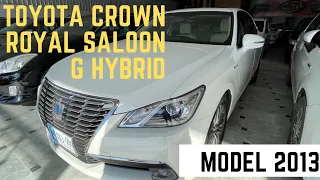 Toyota crown royal saloon G hybrid |Model 2013| 2023 custom auction brand new ❤️ #galaxymotors