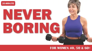 No Repeat Total Body Strength Workout for Women Over 40