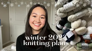 winter knitting plans 2023 | sandnes garn & filcolana yarn | finding out my seasonal color palette