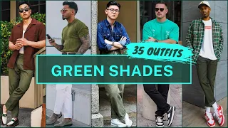35 Ways To Style Green Color In Spring 2024 | Men's Fashion