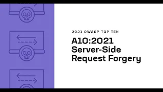 2021 OWASP Top Ten: Server Side Request Forgery