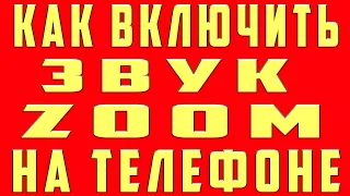 Как включить звук в zoom на Телефоне. Как включить звук в зуме. Нет звука в зуме на телефоне в 2021