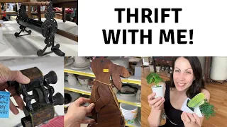 Thrifting in 3 New Places! | Amazing Vintage Decor Finds | Thrift with Me | Shop with Me + Haul