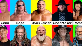 WWE Superstars Then and Now 2023
