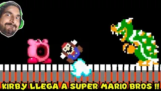 ¿QUE PASARÍA SI KIRBY LLEGARA A SUPER MARIO BROS? - Reacción Animaciones Level UP Pepe el Mago (#5)