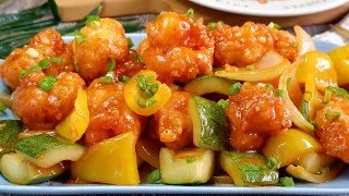 Everyone Who Tried, Loved it! Super Yummy Sweet & Sour Shrimp 酸甜虾球 Chinese Crispy Prawn Recipe