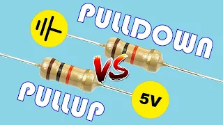 How to use Pushbuttons with Arduino. Pull up vs Pull down resistors