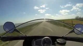 Riding dikes on my Triumph Daytona 675