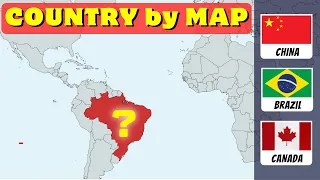 Guess the Country on the MAP | World Geography Quiz Challenge🌎 | General Knowledge Trivia 🤔