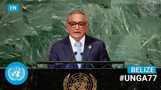 🇧🇿 Belize - Prime Minister Addresses United Nations General Debate (English), 77th Session | #UNGA