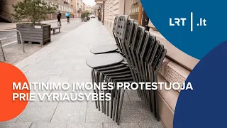 Maitinimo sektoriaus atstovų protestas prie Vyriausybės | 2024-04-19