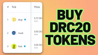 How to buy DRC20 Tokens | Buying Doge Tokens via Doge Labs Wallet and drc-20.org