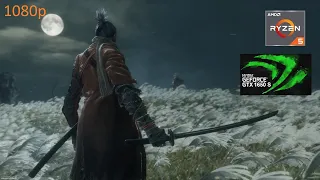 SEKIRO  SHADOWS DIE TWICE Gaming Performance | Ryzen 5 1600 | GTX 1650 Super | 1080p