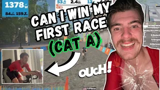 RACING Zwift CAT A Until I Win, How HARD Is It ? // I Quit When It Mattered.