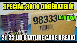 CASE BREAK! 🔥 21-22 STATURE! Oslavujeme 3000 odběratelů na kanále! Hokejové kartičky NHL!