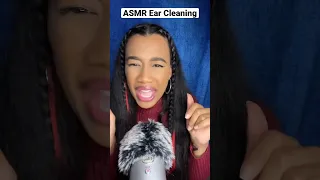 ASMR Cleaning Your Ears w/ Inaudible Whisper Part 2 #asmr #asmrshorts #youtubeshorts #shorts