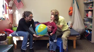 Sit to Stand Assisted: Exercises for a Child with Cerebral Palsy #011