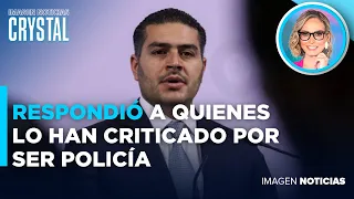 Omar García Harfuch responde a críticas por ser policía | Noticias con Crystal Mendivil
