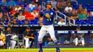 Julio Rodríguez Slow Motion Home Run Baseball Swing Hitting Mechanics Highlights