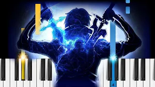 Swordland - Sword Art Online Main Theme - EASY Piano Tutorial