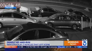 Police release video of deadly pedestrian hit-and-run involving multiple vehicles
