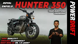 Giveaway Alert | 2022 Royal Enfield Hunter 350 | Your Questions Answered | City Review | PowerDrift