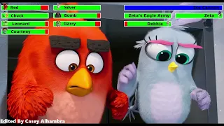 The Angry Birds Movie 2 (2019) Final Battle with healthbars 2/4