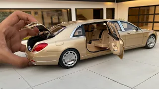 Mini Mercedes-Benz Maybach S600 Pullman 1/18 Diecast Model Car Unboxing | Mercedes Shop