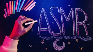 ASMR Chalk on Blackboard (1h+) 😴