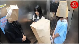 2T Asia Elevator Prank #10 (Eng Sub)