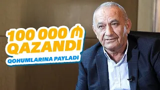 Poz-Qazan bəxtəvəri Cəfər Cəfərov - 100000 manat BÖYÜK UDUŞUN qalibi