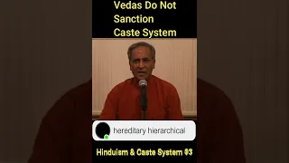 Vedas Do Not Sanction Caste System #castesystem #hinduism #shorts
