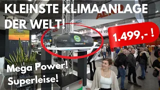 BIS 7m! KLEINSTE WOHNMOBIL KLIMAANLAGE DER WELT: MIT Superstark! Sehr leise! Clima Telair E Van 2023