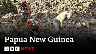 Papua New Guinea landslide threatens thousands more as hopes for survivors fade | BBC News