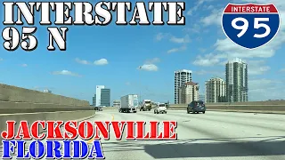 I-95 North - Jacksonville - Florida - 4K Highway Drive - 2024