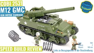 COBI 2531 M12 Gun Motor Carriage - Speed Build Review