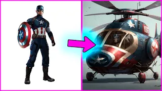 AVENGERS but HELICOPTER🔥 All Characters