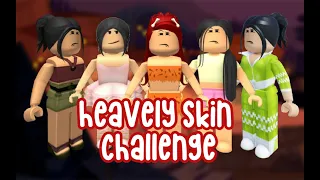 total roblox drama - heavely skin challenge!