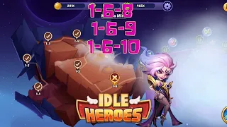 IDLE HEROES - CAMPAIGN STAGES FROM 1-6-8 TO 1-6-10