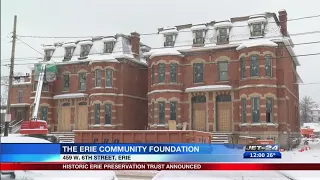 Historic Erie Preservation Trust announced to restore historic buildings along Millionaires Row