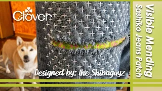 Visible Mending: Sashiko Jeans Patch Tutorial