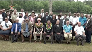 Fijian Minister delivers opening remarks at the  National Security Strategy Workshop