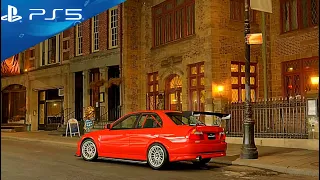 Gran Turismo 7 (PS5) Mitsubishi Lancer Evo V GSR - Car Customization w/ Exhaust Sounds Gameplay