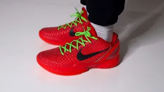 FIRST LOOK: Nike Kobe 6 Protro 'Reverse Grinch' (Review, On-Feet Look)