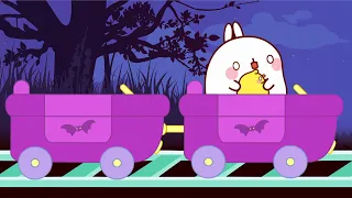 Molang | The Ghost Train 👻🚂| Cartoons For Children | HooplaKidz Toons