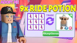 Adopt Me Was traden Leute für 9x Ride Potion? Roblox deutsch/german