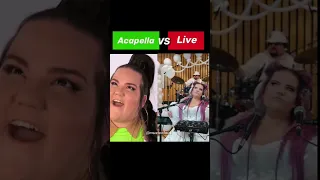 Netta Toy Acapella Vs Live #shorts